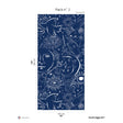 Papermint Mystic Pack 2 in Blue Wall Mural 8184-CH4-B