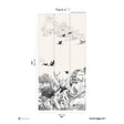 Papermint Noah Pack 1 in Grey Wall Mural 8184-CI1-A