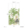 Papermint Palm Tree Pack 1 in Brown Wall Mural 8184-CM1-A