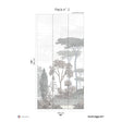 Papermint Pinery Pack 2 in Grey Wall Mural 8184-CN2-B