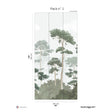 Papermint Pinewood Pack 2 in Green Wall Mural 8184-CO1-B