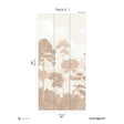 Papermint Pinewood Pack 1 in Beige Wall Mural 8184-CO3-A