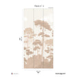 Papermint Pinewood Pack 2 in Beige Wall Mural 8184-CO3-B