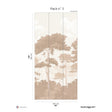 Papermint Pinewood Pack 3 in Beige Wall Mural 8184-CO3-C