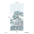 Papermint Quiberon Pack 3 in Blue Wall Mural 8184-CR1-C