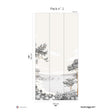 Papermint Quiberon Pack 2 in White Wall Mural 8184-CR2-B