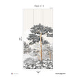 Papermint Quiberon Pack 3 in White Wall Mural 8184-CR2-C