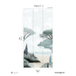 Papermint Riviera La Spiagga Pack 2 in Green Wall Mural 8184