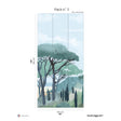 Papermint Riviera La Spiagga Pack 3 in Blue Wall Mural 8184-
