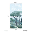 Papermint Riviera Pack 1 in Green Wall Mural 8184-CU1-A
