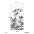 Papermint Saint-Tropez Pack 1 in Grey Wall Mural 8184-CV1-A