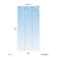 Papermint Sakura Pack 1 in Blue Wall Mural 8184-CW1-A