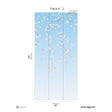 Papermint Sakura Pack 2 in Blue Wall Mural 8184-CW1-B