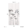 Papermint Under the Pines Pack 2 in White Wall Mural 8184-CY