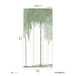 Papermint Woods Pack 1 in Green Wall Mural 8184-DI1-A