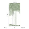 Papermint Woods Pack 2 in Green Wall Mural 8184-DI1-B