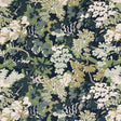 Schumacher Verdure Tapestry Peacock Fabric - Eade's Wallpaper