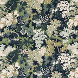 Schumacher Verdure Tapestry Peacock Fabric - Eade's Wallpaper