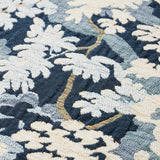 Schumacher Verdure Tapestry Blue Fabric - Eade's Wallpaper
