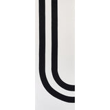 Schumacher Virginia Panel A Black & White Fabric - Eade's Wallpaper