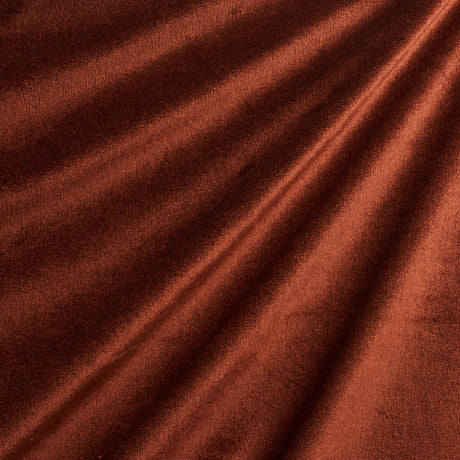 Schumacher Sumptuous Silk Wool Velvet Mahogany Fabric - Eade's Wallpaper