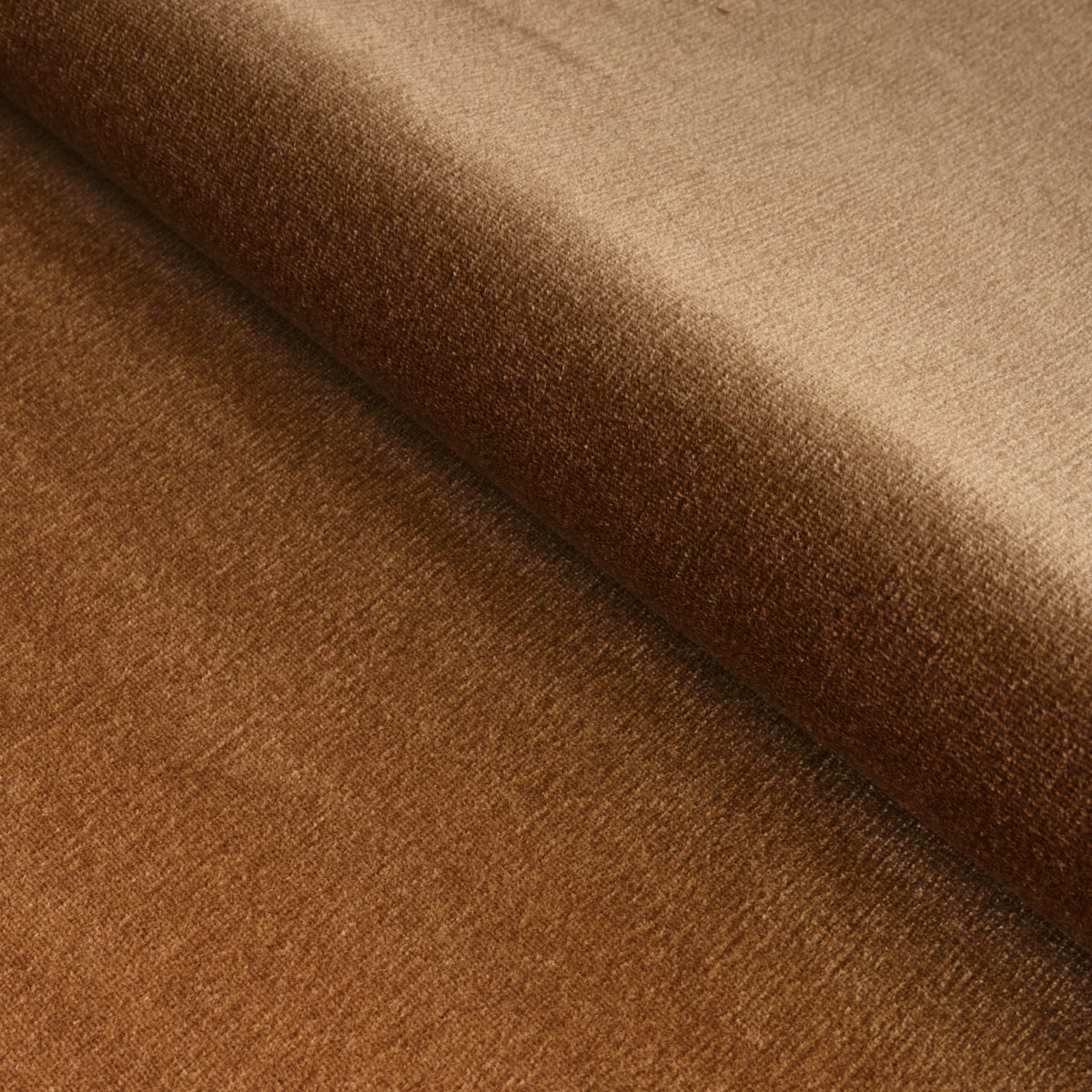Schumacher Sumptuous Silk Wool Velvet Camel Fabric - Eade's Wallpaper