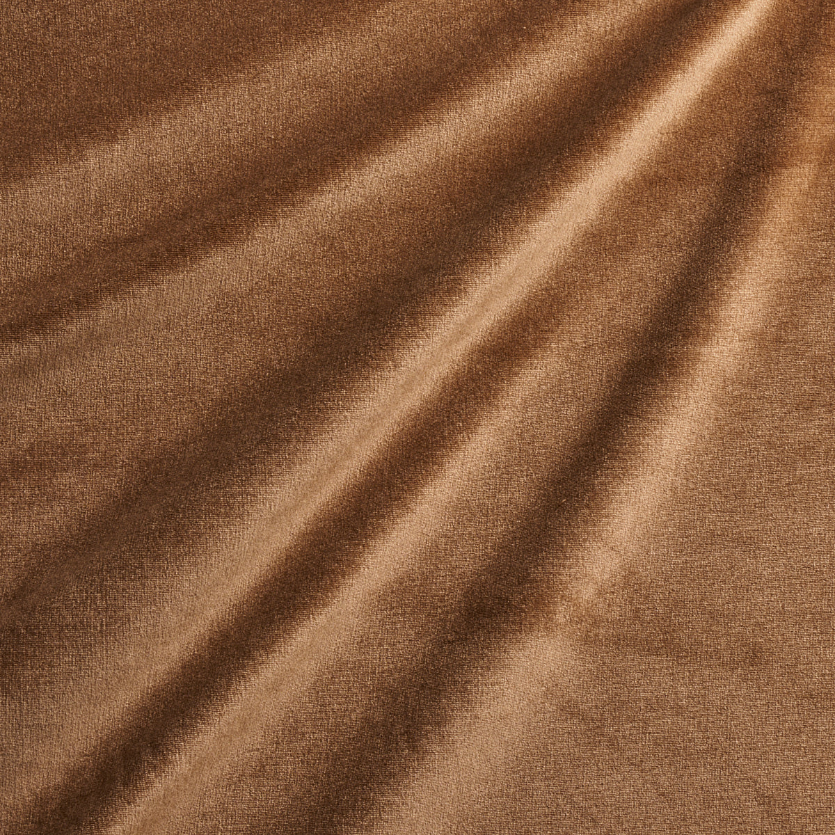 Schumacher Sumptuous Silk Wool Velvet Camel Fabric - Eade's Wallpaper