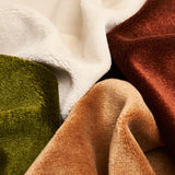 Schumacher Sumptuous Silk Wool Velvet Verde Fabric - Eade's Wallpaper