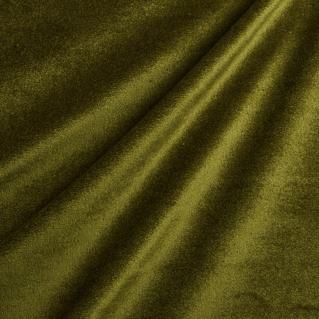 Schumacher Sumptuous Silk Wool Velvet Verde Fabric - Eade's Wallpaper
