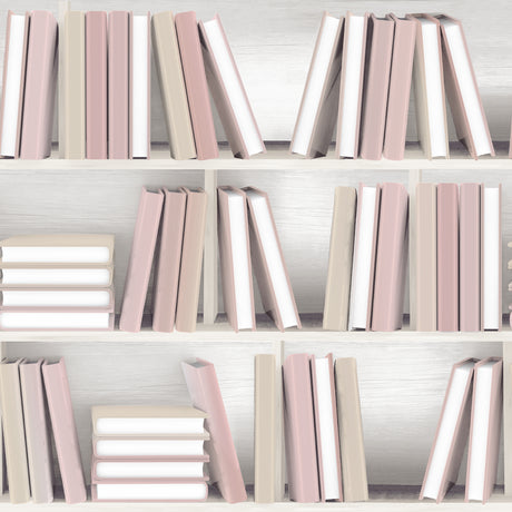 Veer Decor Nook Book Pink Wallpaper 8196-AB2