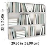 Veer Decor Nook Book Green Wallpaper 8196-AB3