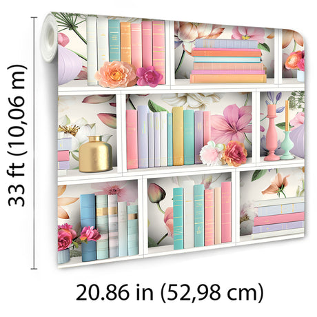 Veer Decor Blossom Shelves Mutli Wallpaper 8196-AE3