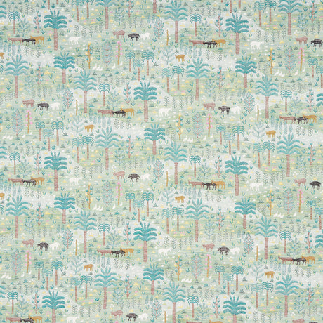 Schumacher Las Colinas Scenic Tapestry Green Fabric - Eade's Wallpaper