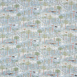 Schumacher Las Colinas Scenic Tapestry Blue Fabric - Eade's Wallpaper
