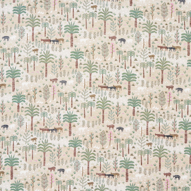 Schumacher Las Colinas Scenic Tapestry Natural Fabric - Eade's Wallpaper
