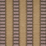 Schumacher Noor Kilim Stripe Aubergine Fabric - Eade's Wallpaper