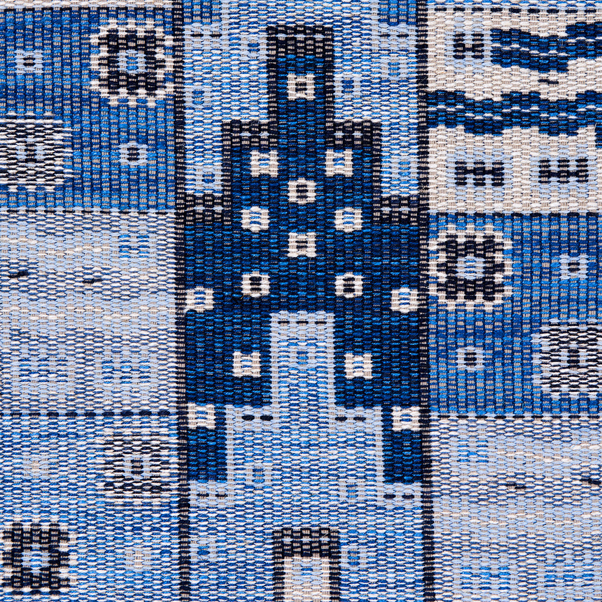 Schumacher Fairuza Flatweave Denim Fabric