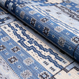 Schumacher Fairuza Flatweave Denim Fabric