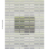 Schumacher Tierra Stripe Green & Blue Fabric - Eade's Wallpaper