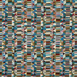 Schumacher Bizantino Quilted Weave Peacock Fabric
