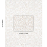Schumacher Bizantino Quilted Weave Natural Fabric