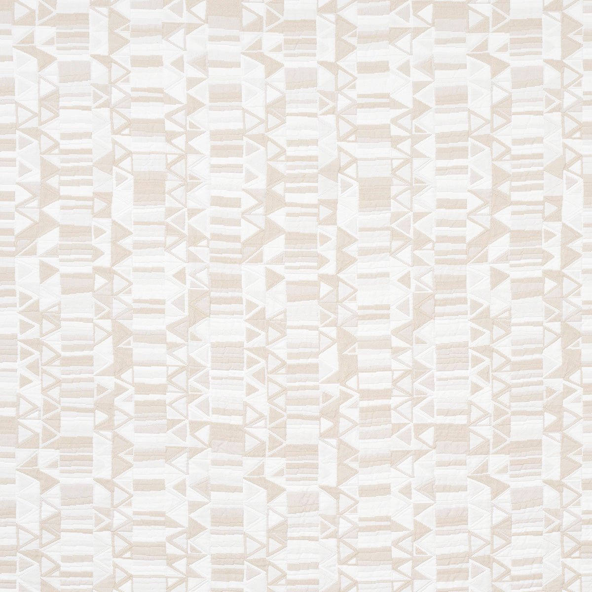 Schumacher Bizantino Quilted Weave Natural Fabric