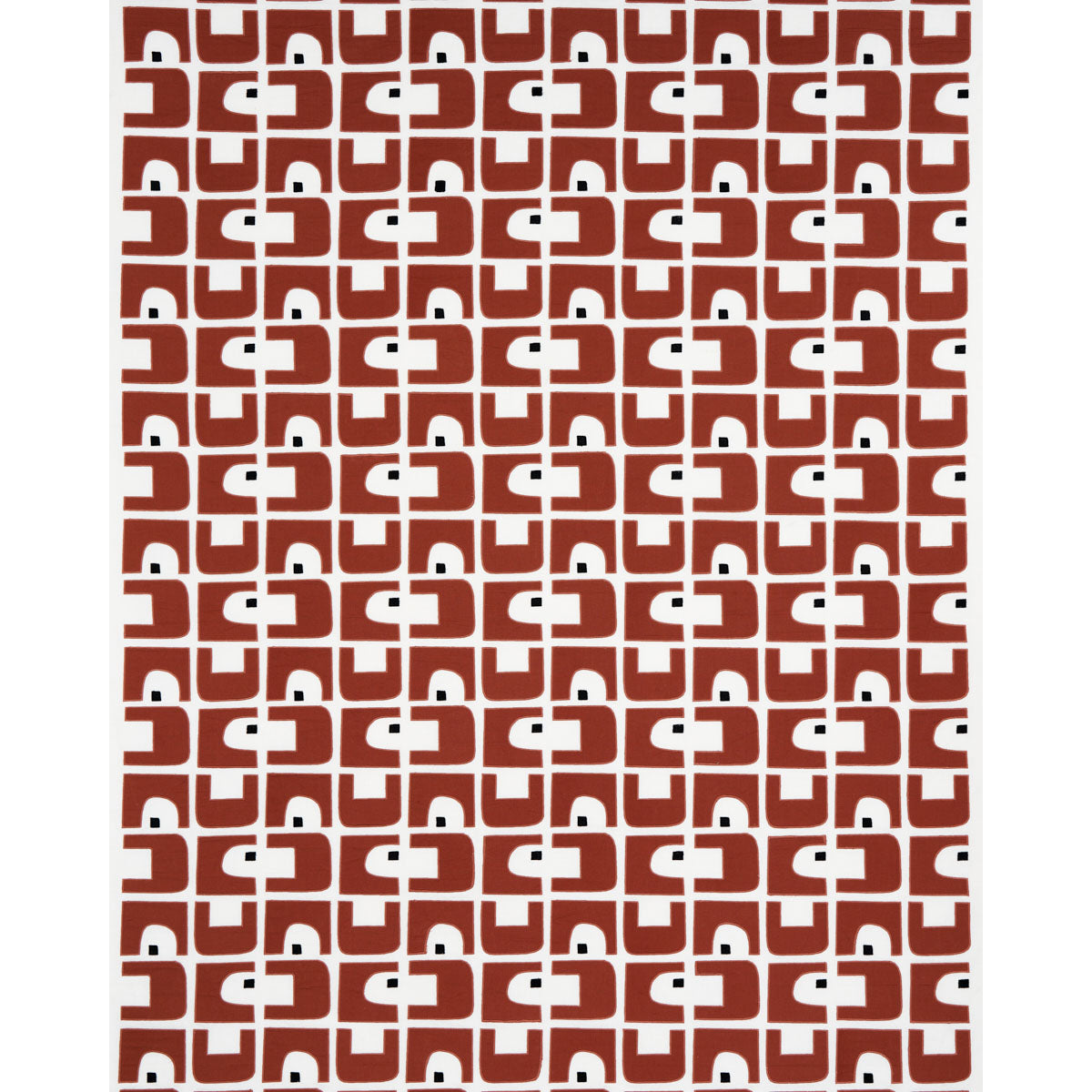 Schumacher Den Appliqué Clay Fabric