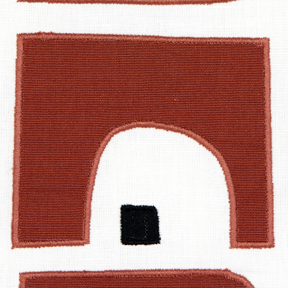 Schumacher Den Appliqué Clay Fabric