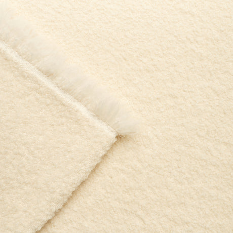 Schumacher Oskar Alpaca Wool Bouclé Ivory Fabric - Eade's Wallpaper