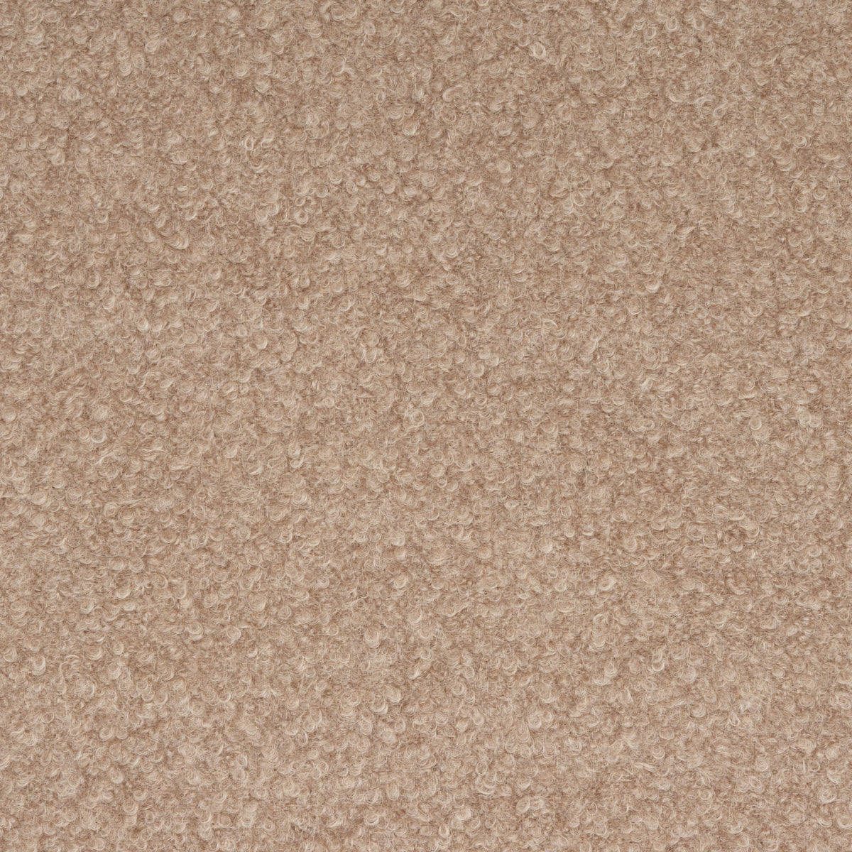 Schumacher Teddy Wool Bouclé Fawn Fabric - Eade's Wallpaper