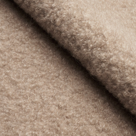 Schumacher Teddy Wool Bouclé Fawn Fabric - Eade's Wallpaper
