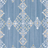 Schumacher Kalindi Embroidery Denim Fabric