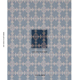 Schumacher Kalindi Embroidery Indigo Fabric