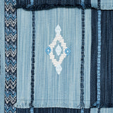 Schumacher Aravali Patchwork Denim And Indigo Fabric